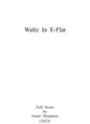 Waltz in E-Flat Major Concert Band sheet music cover